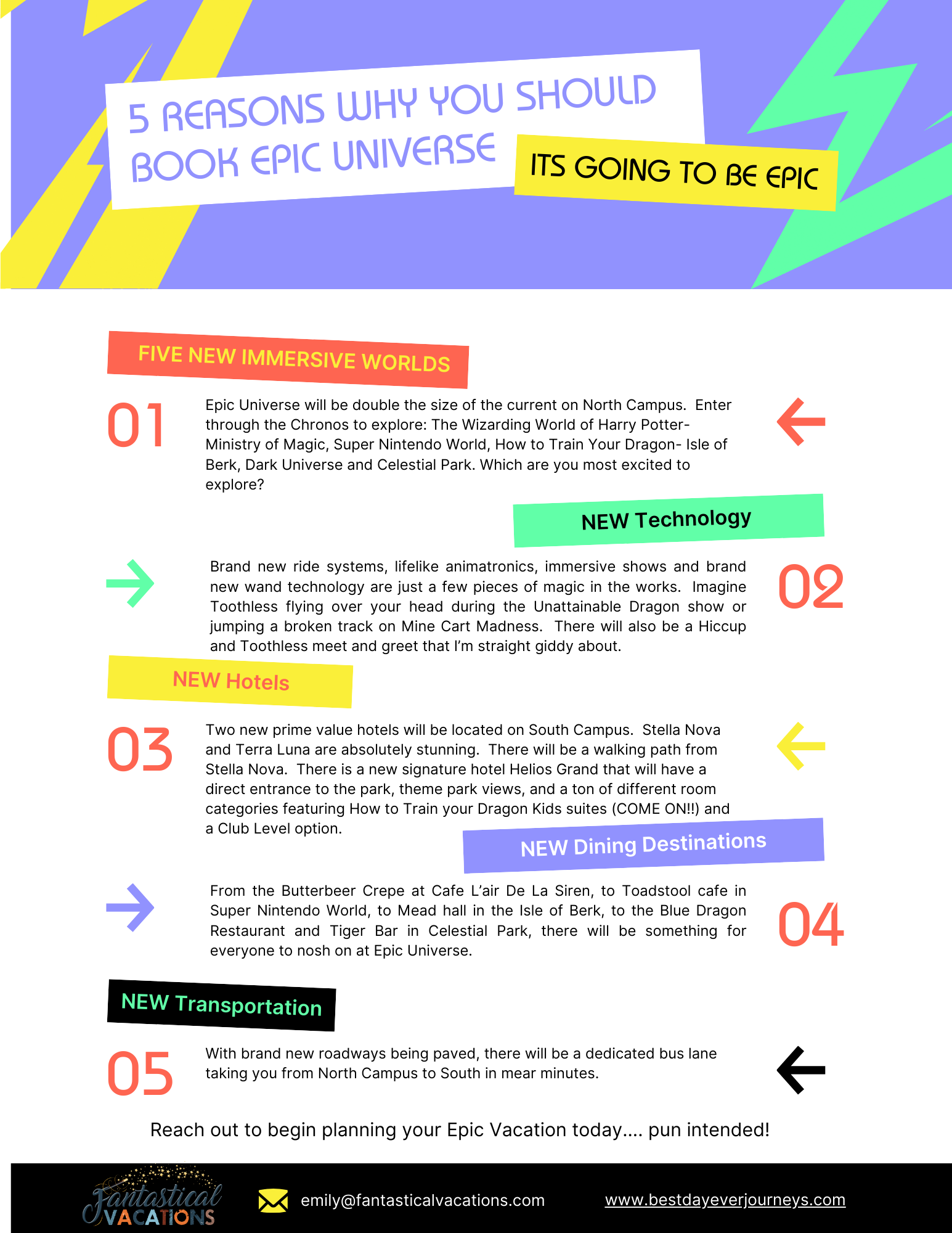 5 Reasons Why You should book Universal – Best Day Ever Journeys